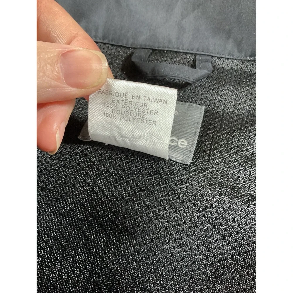 New Balance Mens XL Black Full Zip Mesh Lined Windbreaker Running Jacket 1867